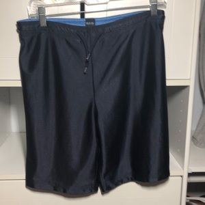 Dark blue D.A.C athletic shorts